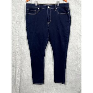 Levi's Jeans Women 36 Blue Denim Dark Wash Streetwear All Day Comfort Skinny Leg